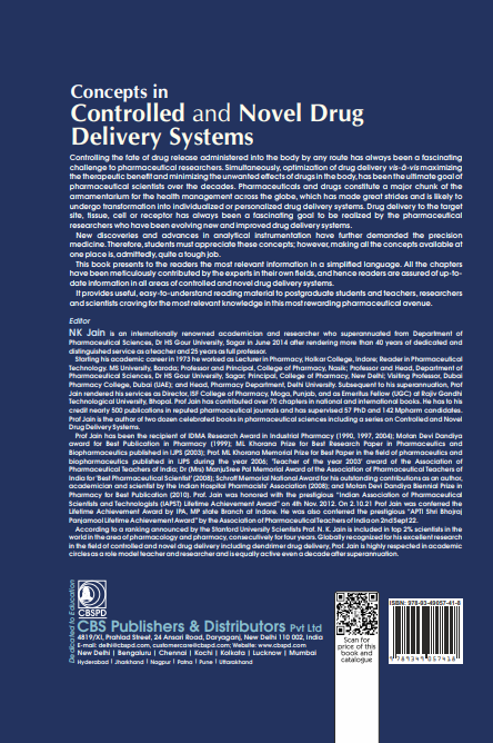 Concepts in controlled and novel drug delivery systems