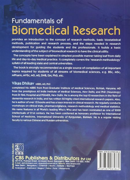 Fundamental of biomedical research