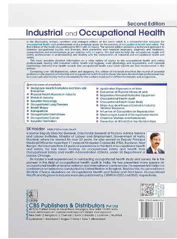 Industrial and occupational health