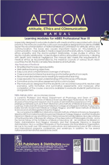 Aetcom attitude, ethics and communication  manual learning modules for mbbs professional year iii