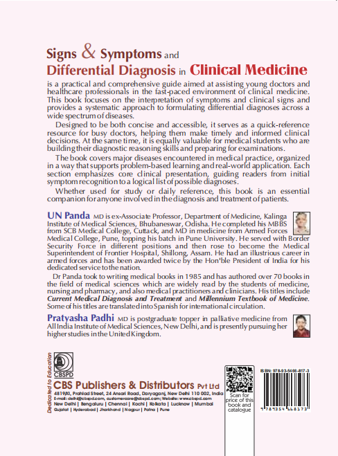 Signs & symptoms and differential diagnosis in clinical medicine
