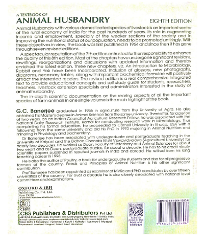 A textbook of animal husbandry