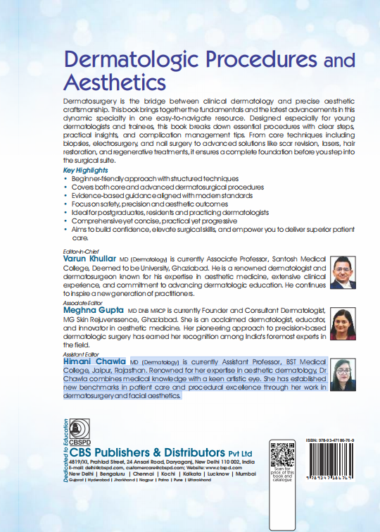 Dermatologic procedures and aesthetics