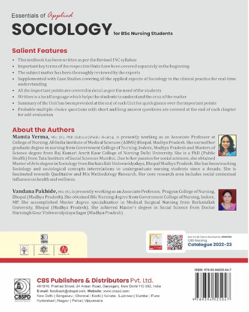 Essentials of applied sociology for bsc nursing students
