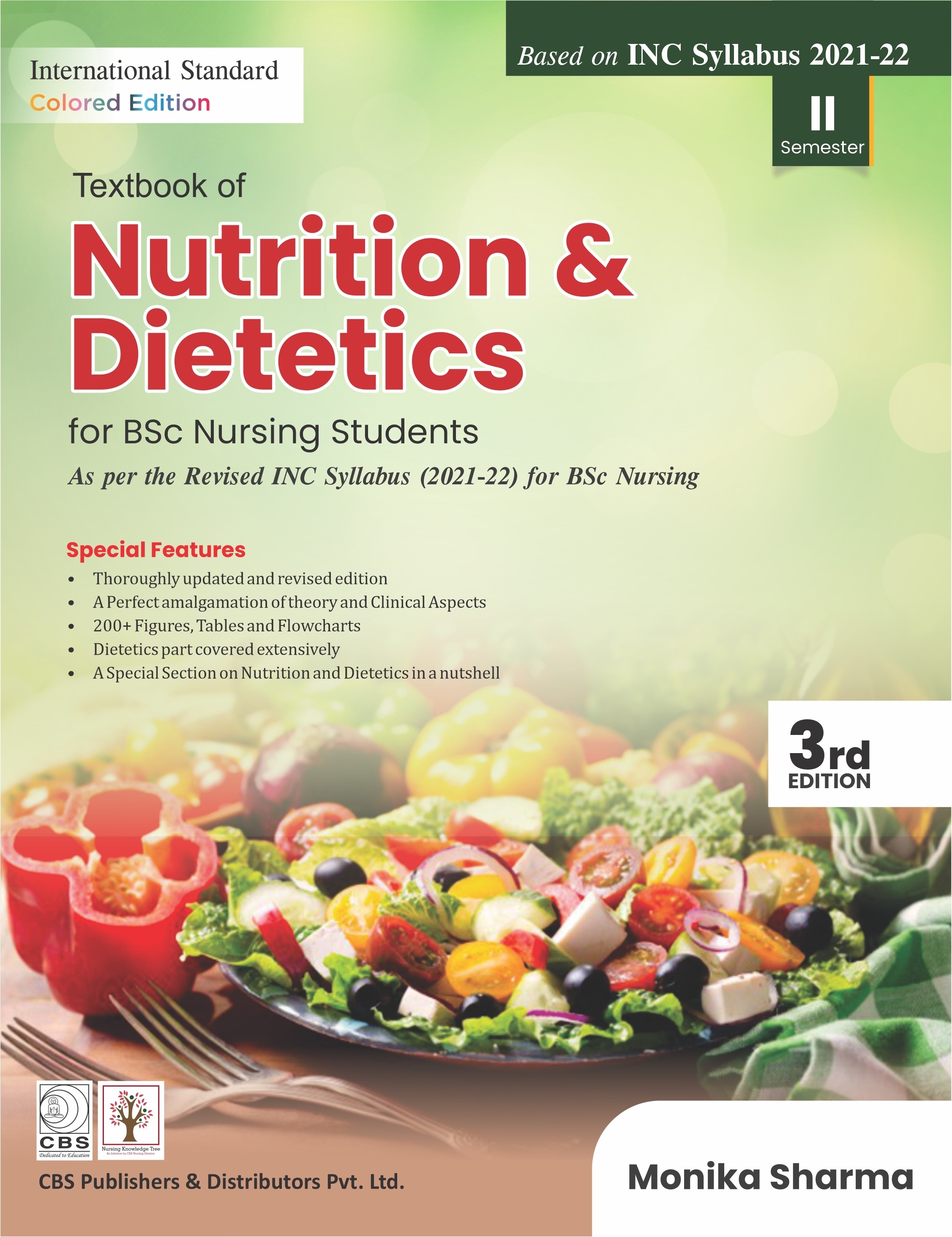 Textbook of nutrition and dietetics for bsc nursing