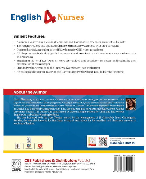 English 4 nurses (as per the syllabus for gnm nursing)
