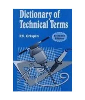 Dictionary of technical terms