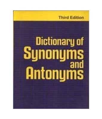 Dictionary of synonyms and antonyms