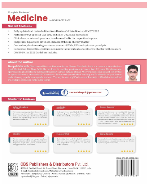 Complete review of medicine for next/ini-cet & nbe