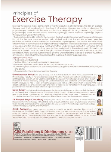 Principles of exercise therapy