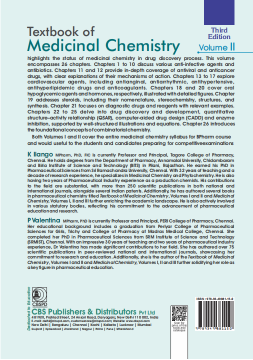 Textbook of medicinal chemistry volume ii