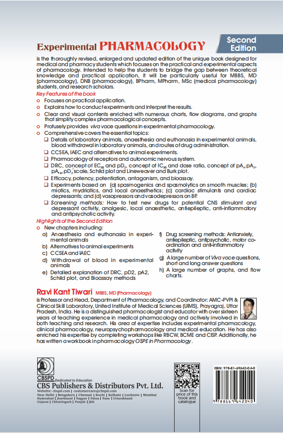 Experimental pharmacology