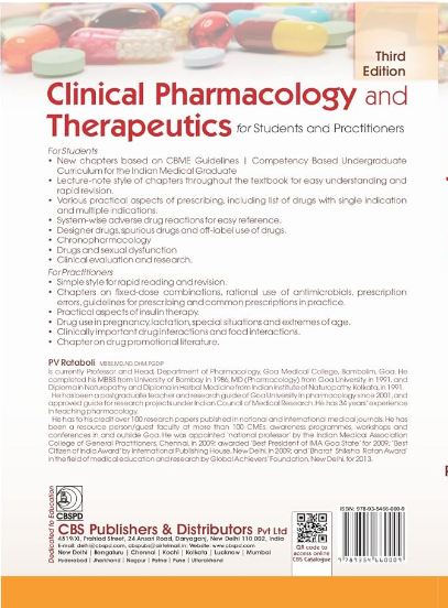 Clinical pharmacology and therapeutics, for students and practitioners