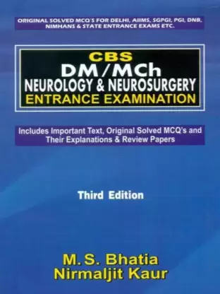 Cbs dm/mch neurology & neurosurgery entrance examination , 3e (pb-2016)