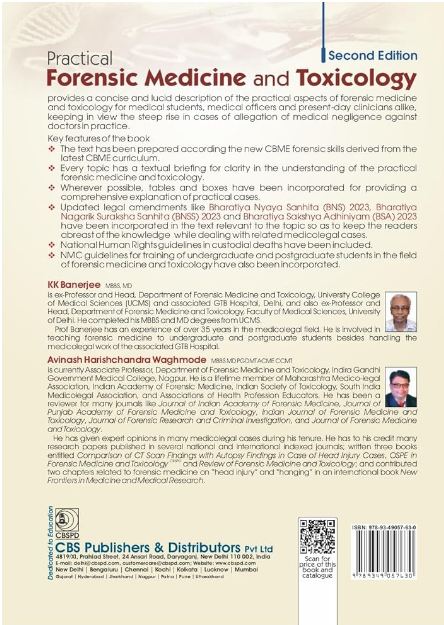 Practical forensic medicine and toxicology