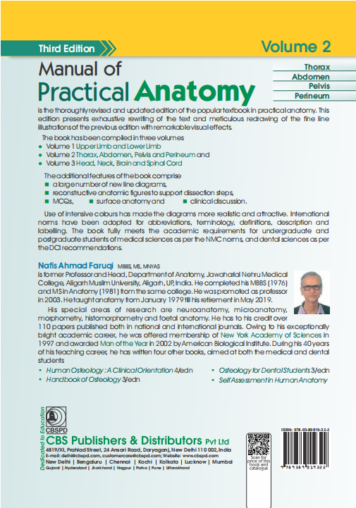 Manual of practical anatomy (volume ii)