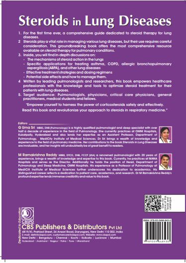 Steroids in lung diseases