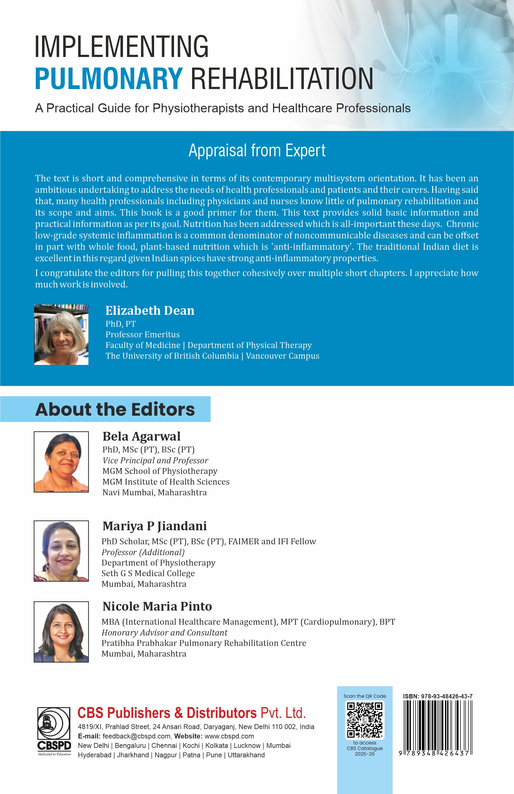 Implementing pulmonary rehabilitation: a practical guide for physiotherapists and healthcare professionals