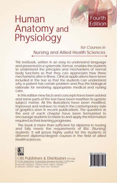 Human anatomy and physiology for courses in nursing and allied health sciences