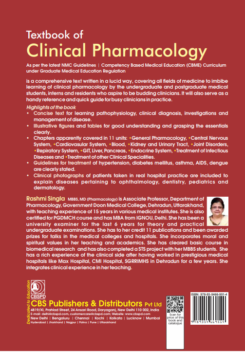 Textbook of clinical pharmacology