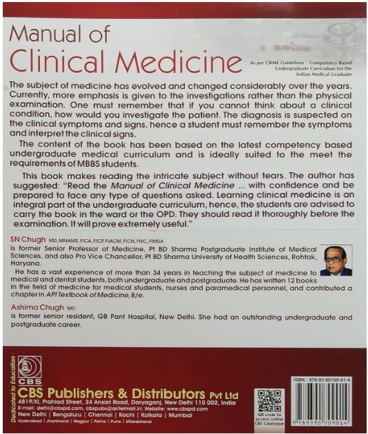 Manual of clinical medicine