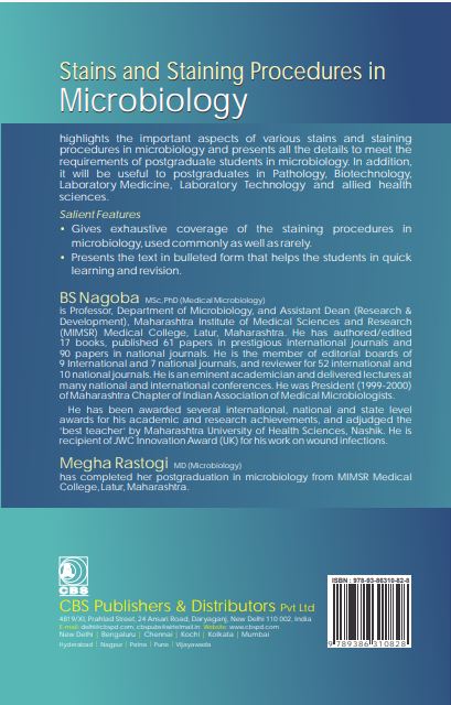 Stains and staining procedures in microbiology
