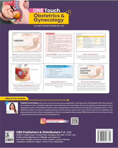 One touch obstetrics & gynecology for neet/next/fmge/ini-cet