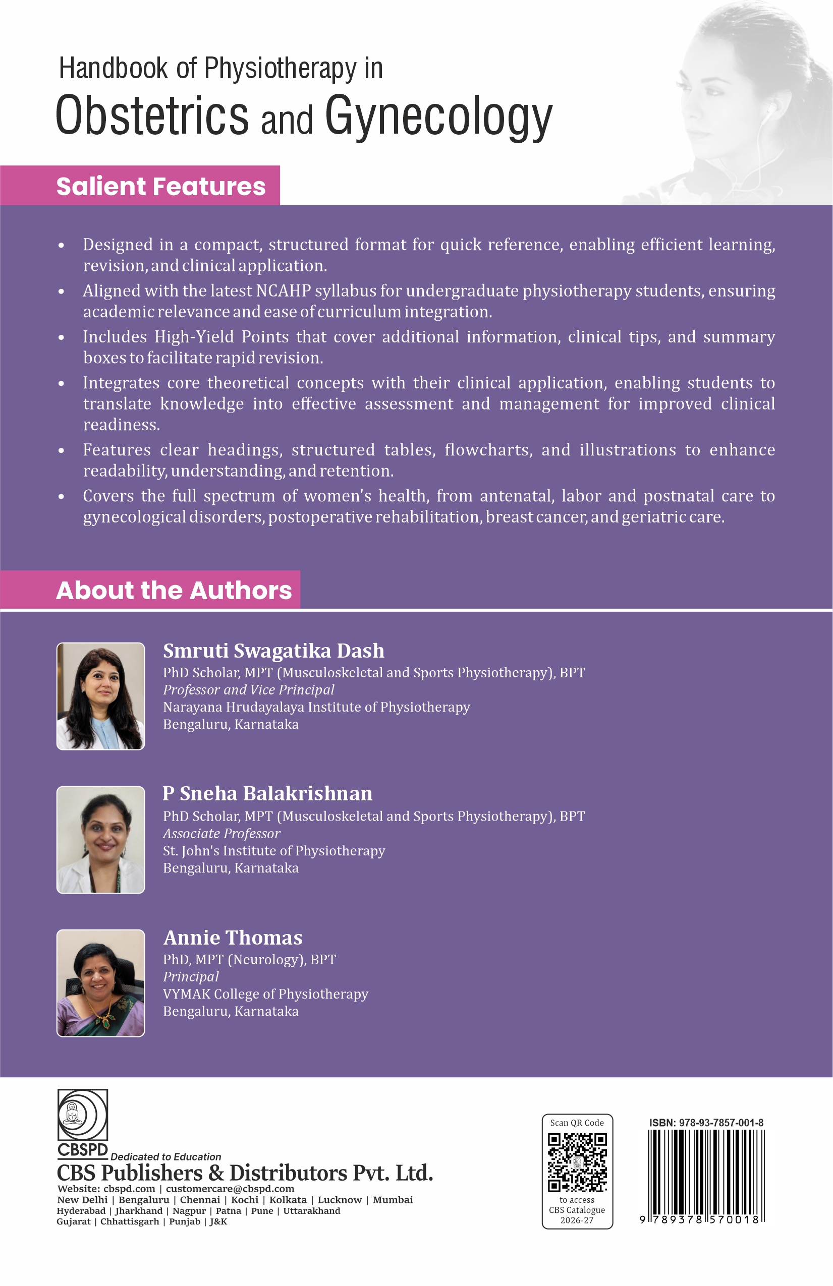Handbook of physiotherapy in obstetrics and gynecology