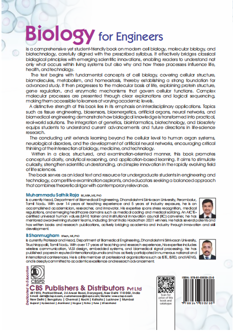 Biology for engineers