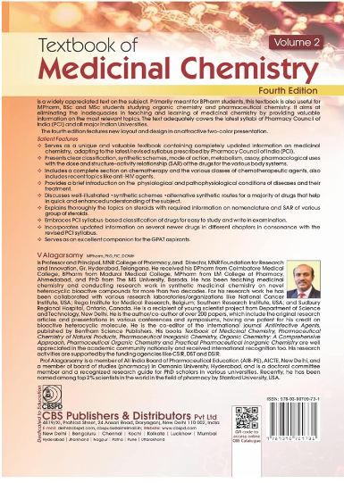Textbook of medicinal chemistry, (vol.2)