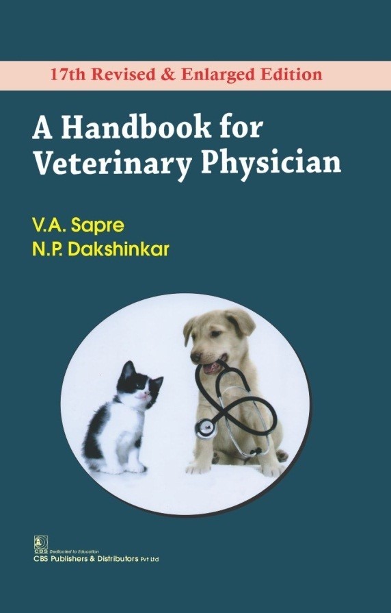 A handbook for veterinary physician 17th revised & enlarged edition, 4rd reprint