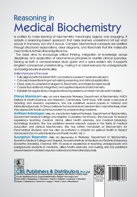 Reasoning in medical biochemistry