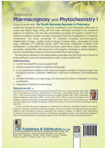 Textbook of pharmacognosy and phytochemistry i theory and practical