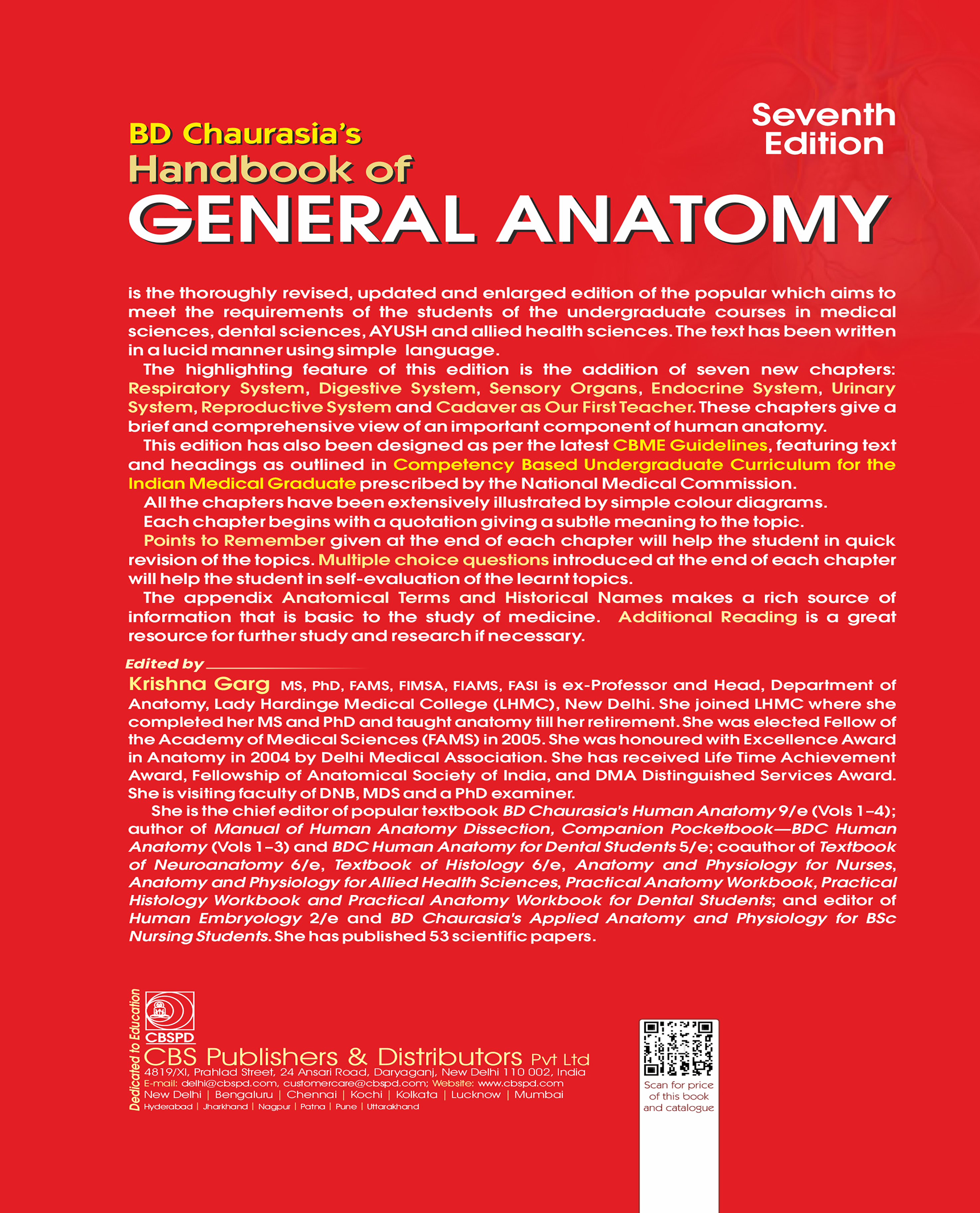 Bd chaurasia's human anatomy for dental students