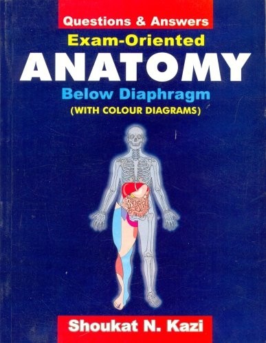 Questions & answers: exam- oriented anatomy below diaphragm (with color diagrams)