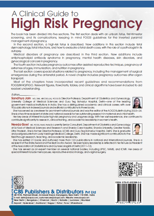 A clinical guide to high risk pregnancy