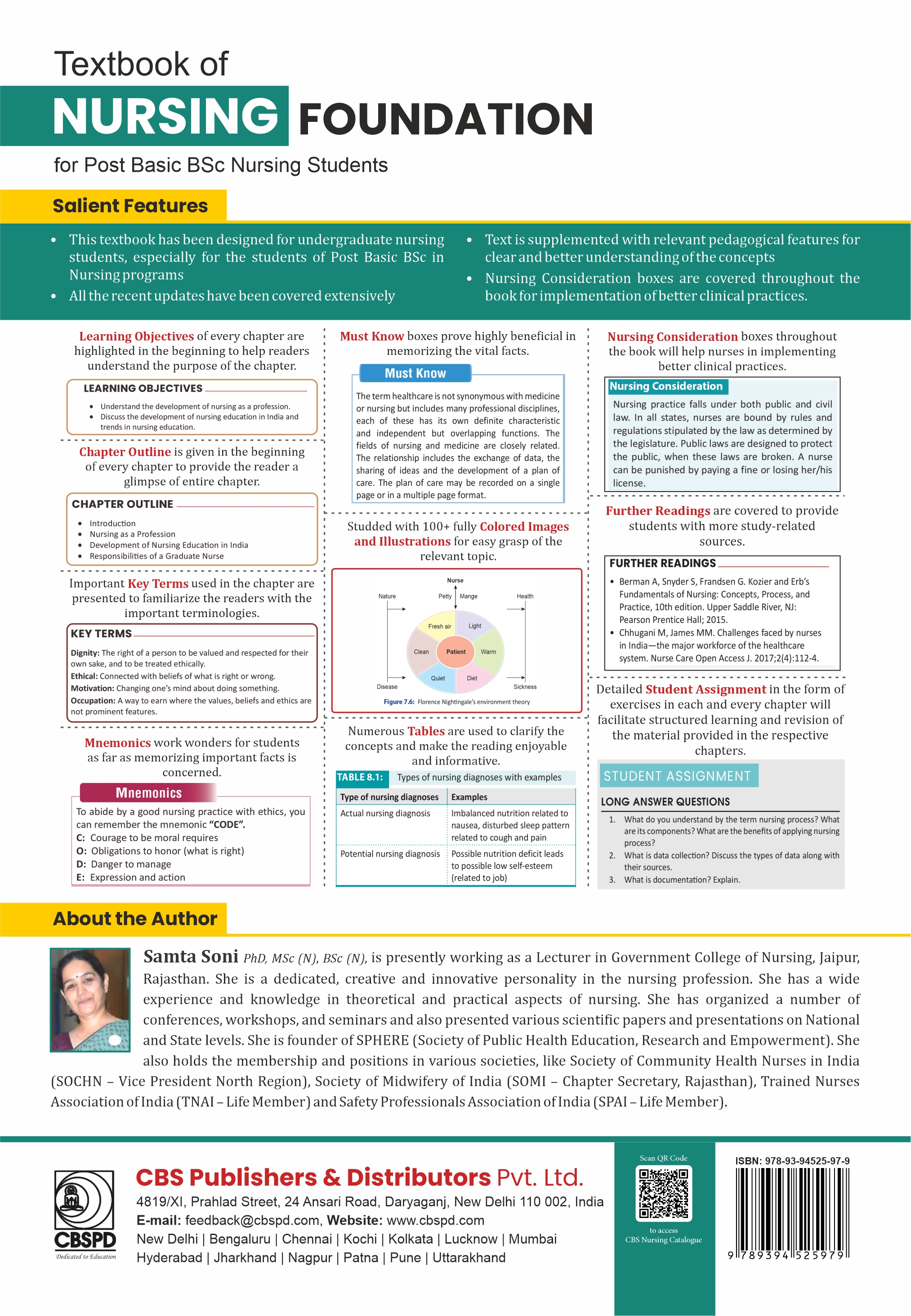 Textbook of nursing foundation for post basic bsc nursing students