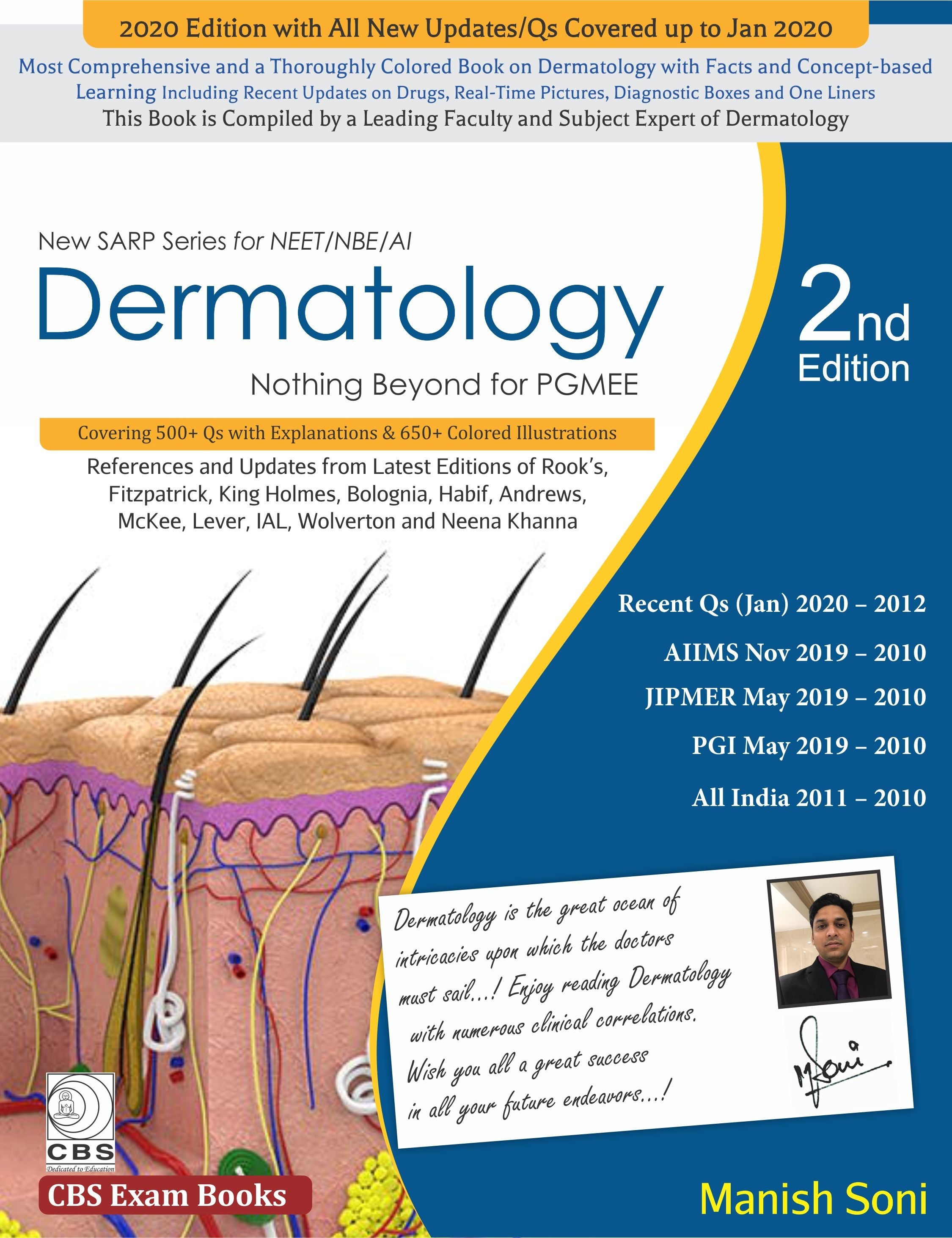 Dermatology nothing beyond pgmee (new sarp series for neet/nbe/ai)