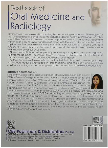 Textbook of oral medicine and radiology
