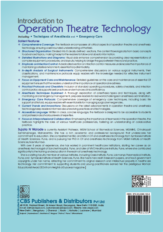 Introduction to operation theatre technology