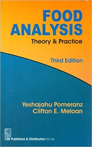 Food analysis: theory and practice, 3/e (reprint)