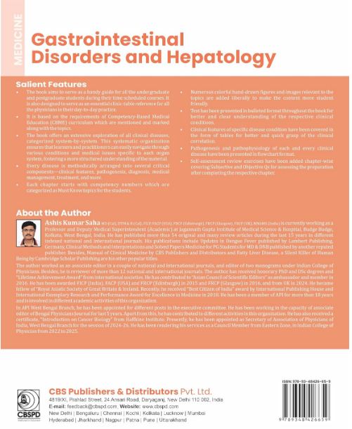Medicine- gastrointestinal disorders and hepatology (as per the competency-based medical education curriculum (nmc) for the indian medical graduates