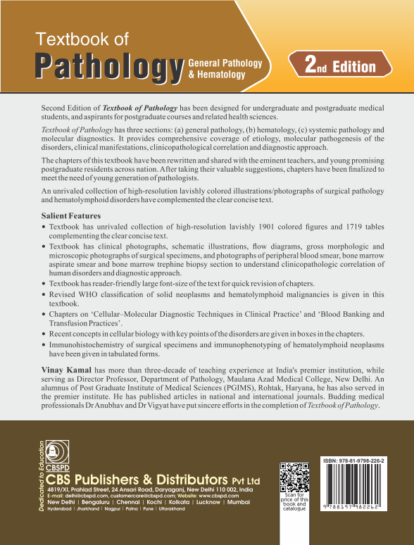 Textbook of pathology: general pathology and hematology