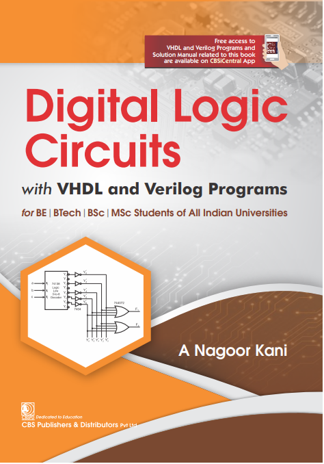 Digital logic circuits with vhdl and verilog programs for be | btech | bsc | msc students of all indian universities