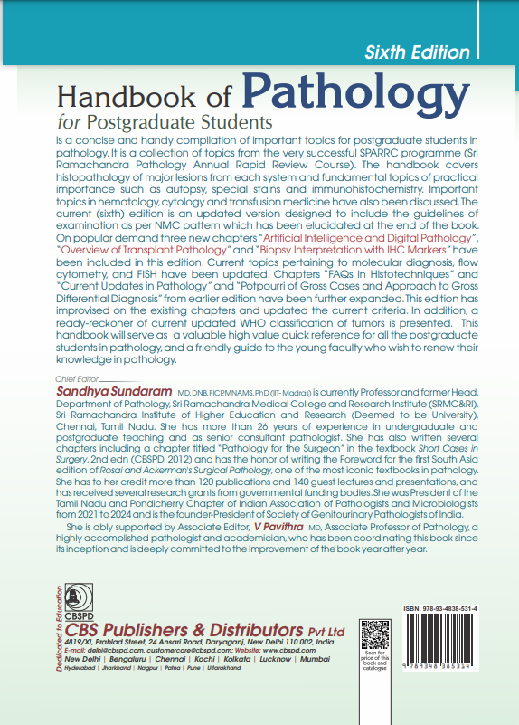 Handbook of pathology for postgraduate students