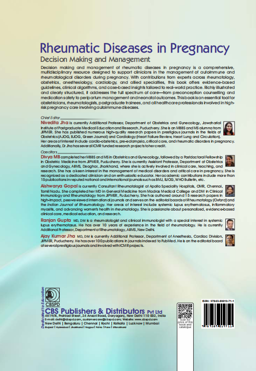 Rheumatic diseases in pregnancy decision making and management