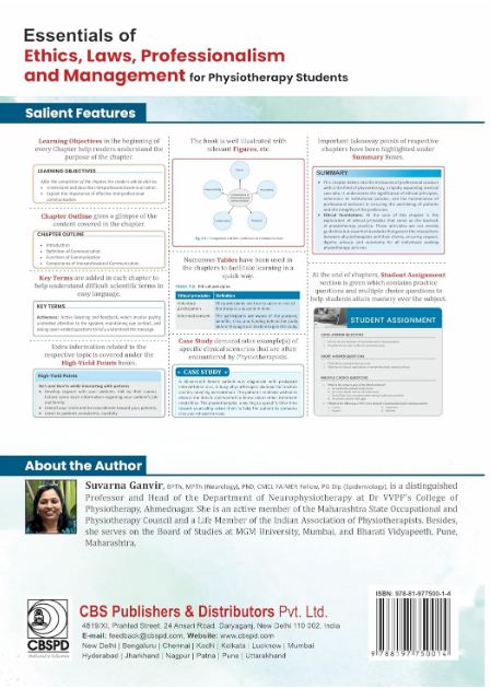 Essentials of ethics, laws, professionalism and management for physiotherapy students