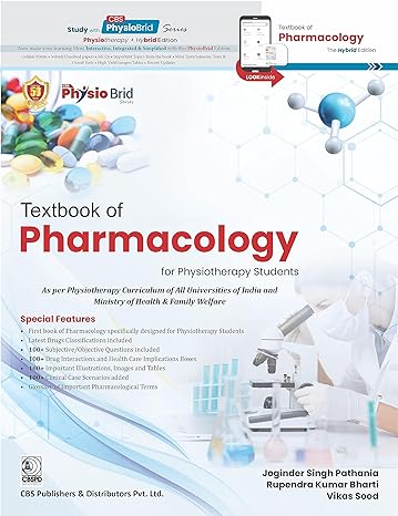 Textbook of pharmacology for physiotherapy students