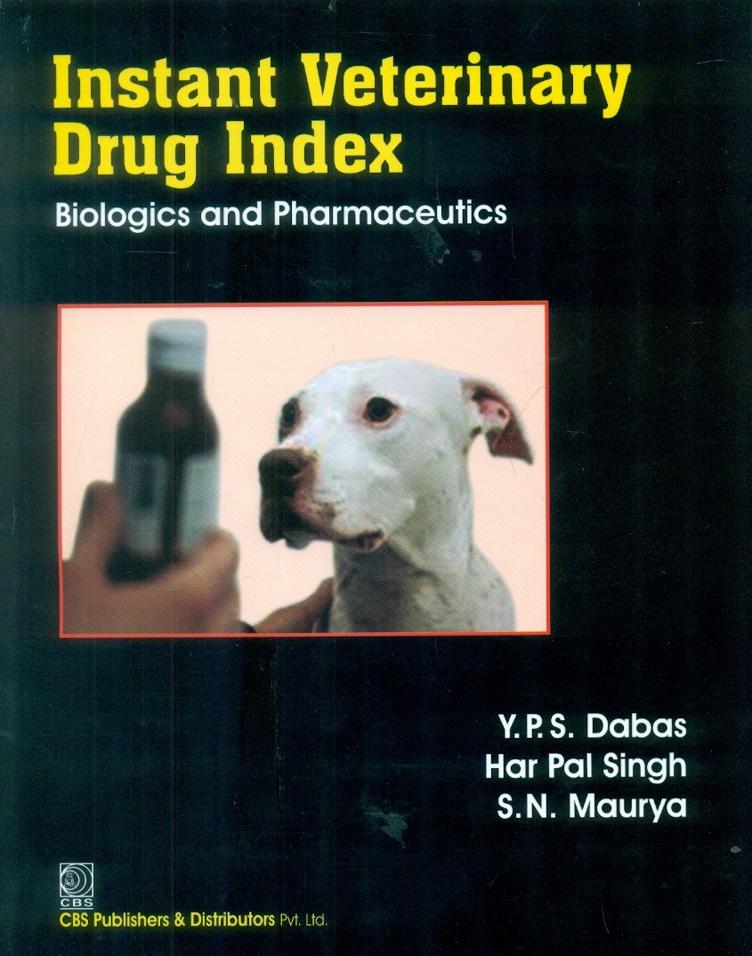 Instant veterinary drug index biologics and pharmaceutics
