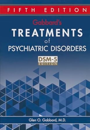 Gabbards treatments of psychiatric disorders 5ed (hb 2014) 